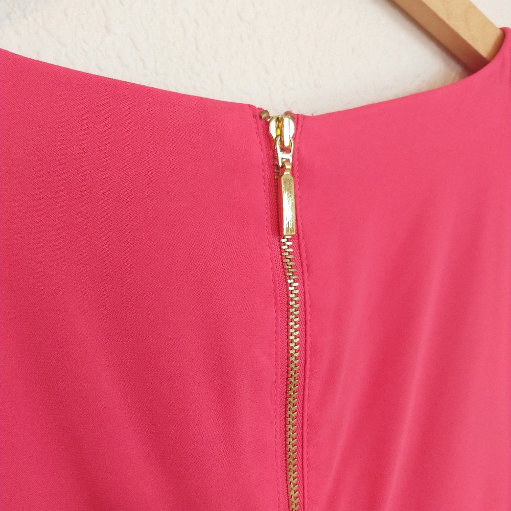 Express | Pink Ruffle Blouse - Picture 4 of 8